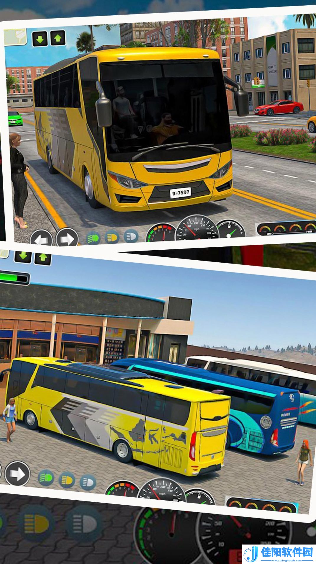 模拟3D客车